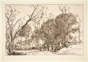 Zomer van Sint-Maarten, de voorbijgaande bruiloft door Auguste Lepere