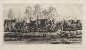 Amiens, de Oevers van de Somme