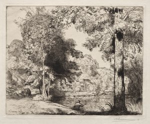 Bords de la Vie door Auguste Louis Lepère