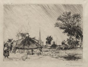 De bui: St. Jean-de-Monte door Auguste Louis Lepère