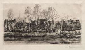 Amiens, de oevers van de Somme, 1907