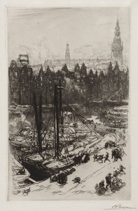 Amsterdam, uitzicht op Victoria Hotel