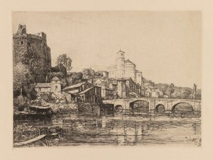 Auguste Lepère: Clisson Loire-Maritime, 1909