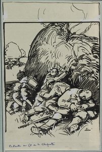 Slag bij de Col de la Chiprotte, 1914 door Auguste Louis Lepère