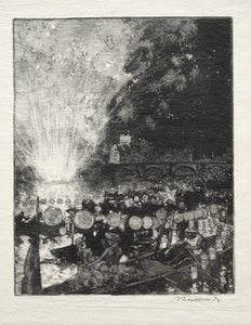 Fête Venitienne door Auguste Louis Lepère