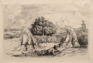 Schoven van rogge, Crèvecœur door Auguste Louis Lepère