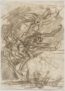 De dood en de passies die op de aarde neerdalen door Auguste Louis Lepère