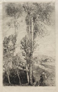 La Petite Mare, 1908 door Auguste Louis Lepère