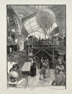 Le Palais des Arts Liberaux, Interieur door Auguste Louis Lepère