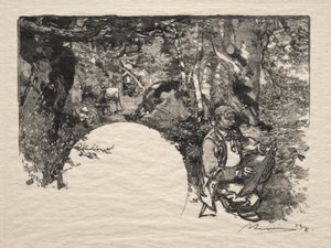 De Schilders door Auguste Louis Lepère