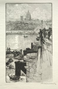 Montagne Ste. Genevieve door Auguste Louis Lepère
