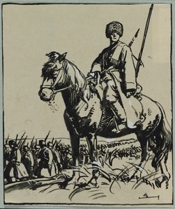 Officier van Kozakken, 1914
