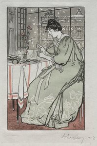Parijs Almanak, 1897: Winter door Auguste Louis Lepère