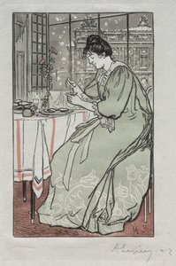 Parijs Almanak, 1897: Winter door Auguste Louis Lepère