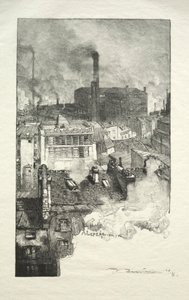 De Gobelins Wijk door Auguste Louis Lepère