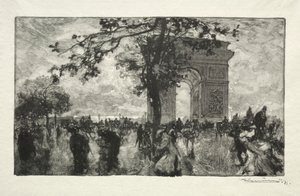 Terugkeer uit het Bos door Auguste Louis Lepère