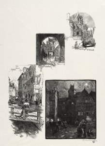 Rouen Illustré: Rue des Charretes; Rue de Halage; Rue Eau de Robec; Place des Arts