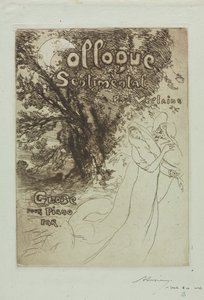 Sentimenteel gesprek van Paul Verlaine door Auguste Louis Lepère
