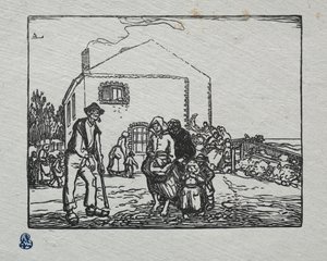 De bedelaars bij het laatste huis, 1905