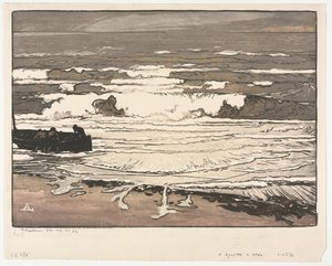 De brekende golven, getij van september 1901, 1901