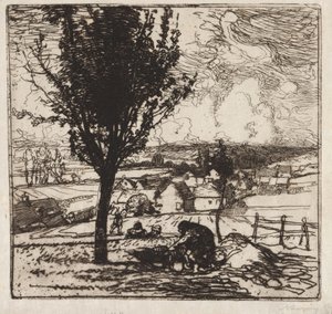 Veu de Jouy-le-Moutier, 1893 door Auguste Louis Lepère