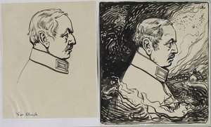 Von Kluck door Auguste Louis Lepère