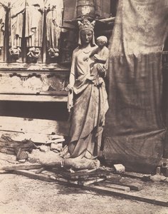 Beeld van Maagd en Kind, Notre Dame, Parijs, 1853-1854