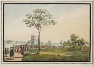 De achtbanen op Krestovsky Eiland door Auguste Poireau
