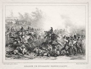 Album voor 1833: Aanval van Republikeinse Huzaren