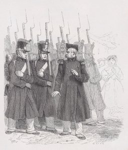 De oude korporaal uit De volledige werken van Béranger, 1836