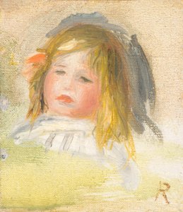Kind met Blond Haar door Auguste Renoir