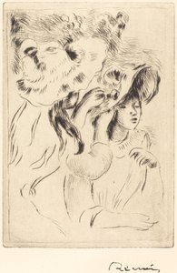 De Hoedenspeld (Le chapeau épinglé) door Auguste Renoir
