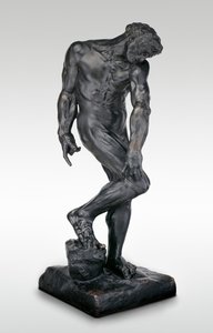 Adam, Gemodelleerd 1881, gegoten rond 1924 door Auguste Rodin