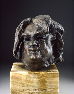 Balzac, hoofd voor de laatste studie
