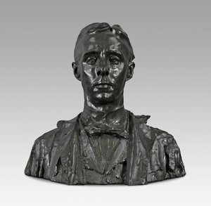 Hoofd van Arthur Jerome Eddy, 1898 door Auguste Rodin