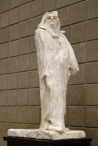 Honoré de Balzac (1799-1850) 1897 (gips) door Auguste Rodin