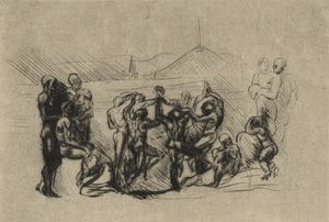 La Ronde door Auguste Rodin