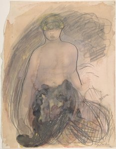 Nero, 1900-1910 door Auguste Rodin