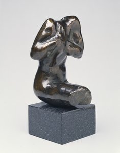 Klein Zittend Vrouwelijk Torso door Auguste Rodin
