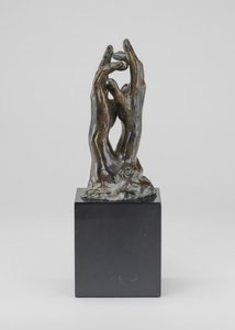 Studie voor Het geheim, n.d. door Auguste Rodin