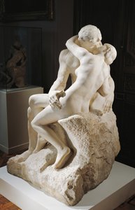 De Kus door Auguste Rodin