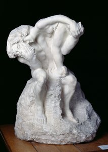 De beeldhouwer en zijn muze, 1895 door Auguste Rodin
