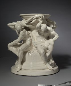 Titans, Ondersteuning voor een Vaas, ontworpen door Albert-Ernest Carrier-Belleuse door Auguste Rodin