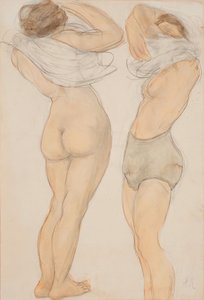 Twee Figuren door Auguste Rodin