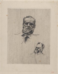 Victor Hugo frontaal door Auguste Rodin