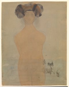 Vrouw staand in water door Auguste Rodin