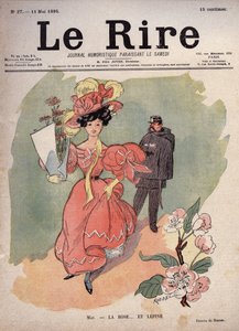 Maand mei - de roos en... Lepine (Louis Jean-Baptiste Lepine) door Auguste Roedel