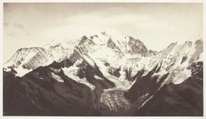 Savoie 46, Mont-Blanc, gezien vanaf Mont-Joli door Auguste Rosalie Bisson