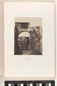 Boog van Ecce Homo, Jeruzalem door Auguste Salzmann