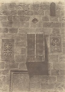 Jeruzalem. Armeens klooster. Ornamenten door Auguste Salzmann